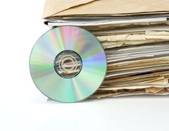 traditional archive and modern cd archive